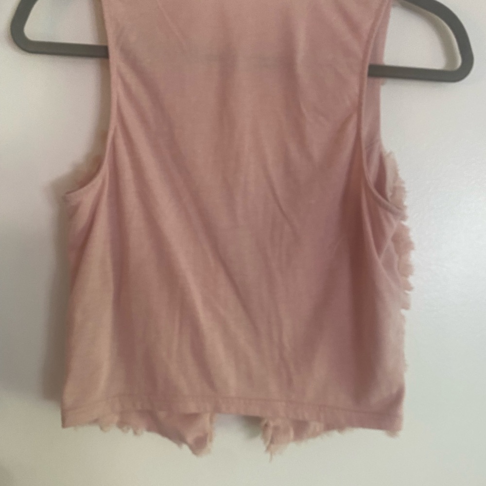 Pink Ruffled Vest - Picture 6 of 8